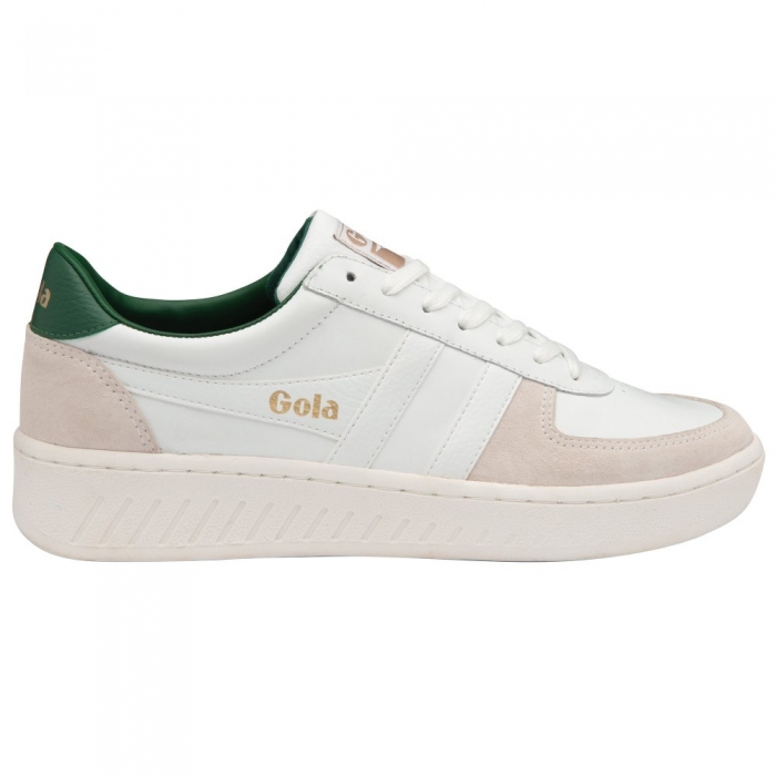 Gola Classics Men's Grandslam Classic Sneakers - White/White/Dark Green