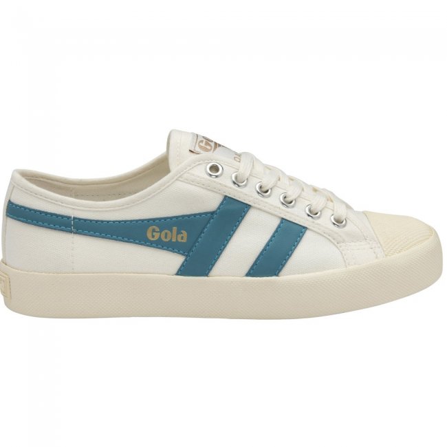 Vegan Gola Classics Women's Coaster - Off White/Ocean