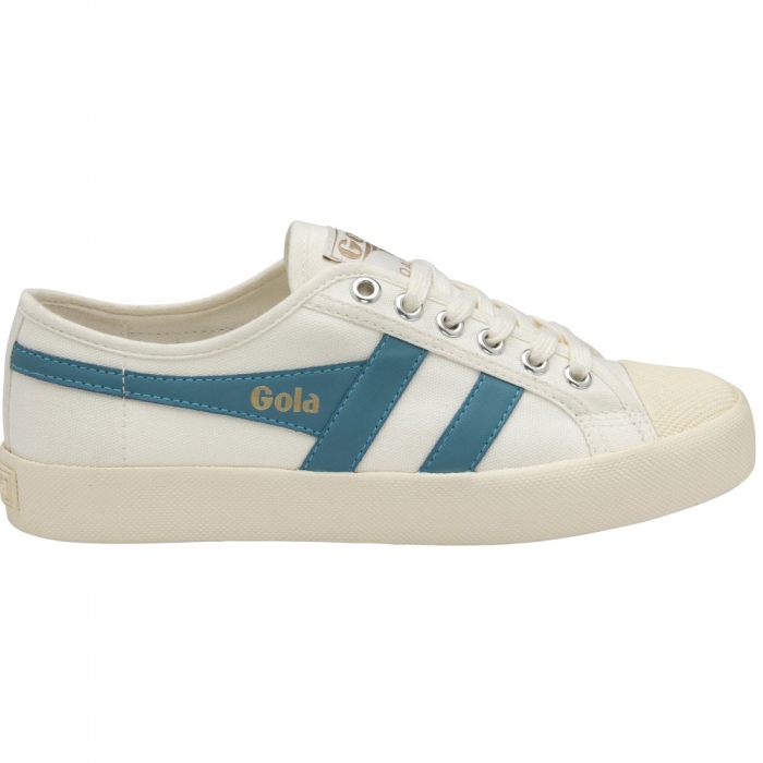 Vegan Gola Classics Women's Coaster - Off White/Ocean
