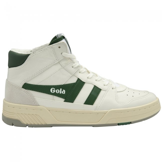 Gola Classics Men's Allcourt High Sneakers - White/Green
