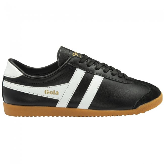 Gola Classics Women's Bullet Leather Sneakers - Black/White/Gum