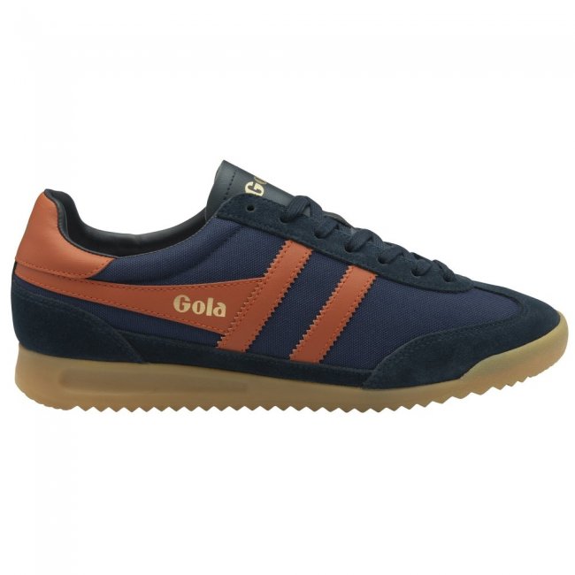 Gola Classics Men's Tornado Sneakers - Navy/Moody Orange