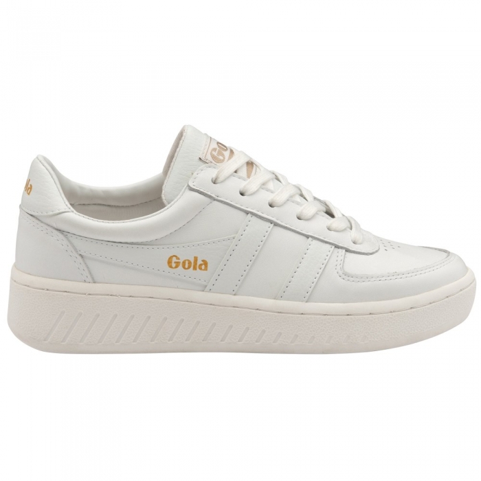 Gola Classics Women's Grandslam Leather Sneakers - White/White/White