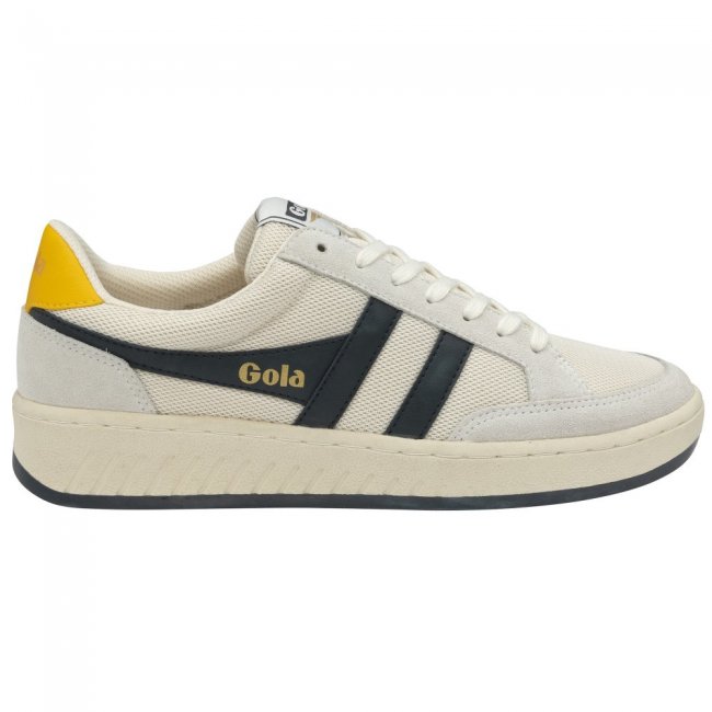 Gola Classics Men's Superslam Mesh Sneakers - Off White/Navy/Sun