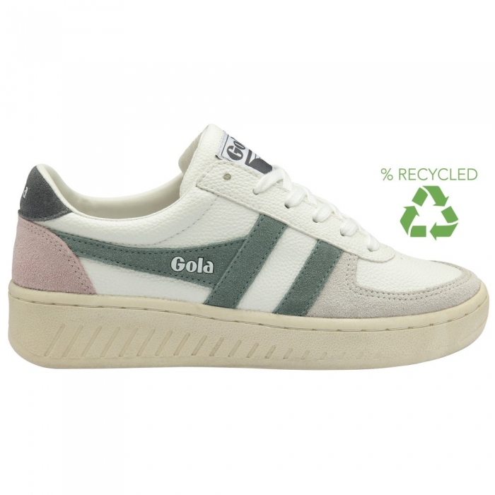 Gola Classics Women's Grandslam Trident Sneakers - White/Slate/Shadow