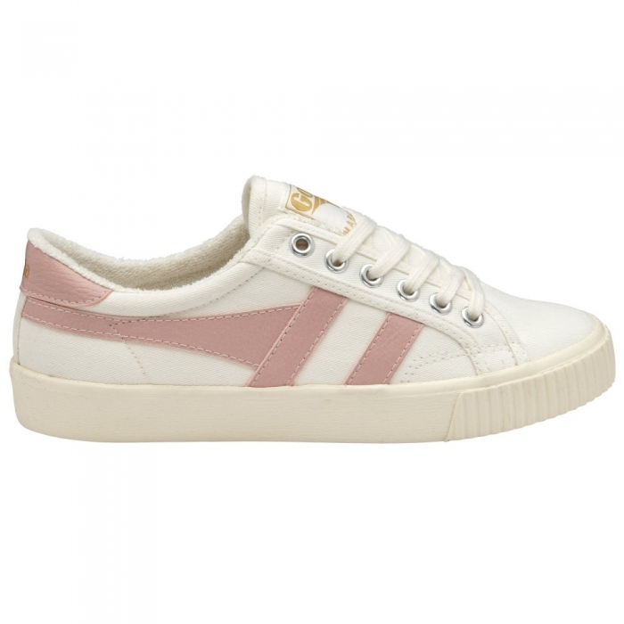 Vegan Gola Classics Women's Tennis Mark Cox Sneakers - Off White/Chalk Pink