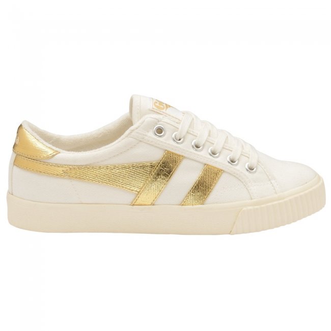 Gola Classics Women's Tennis Mark Cox Sneakers - Off White/Gold