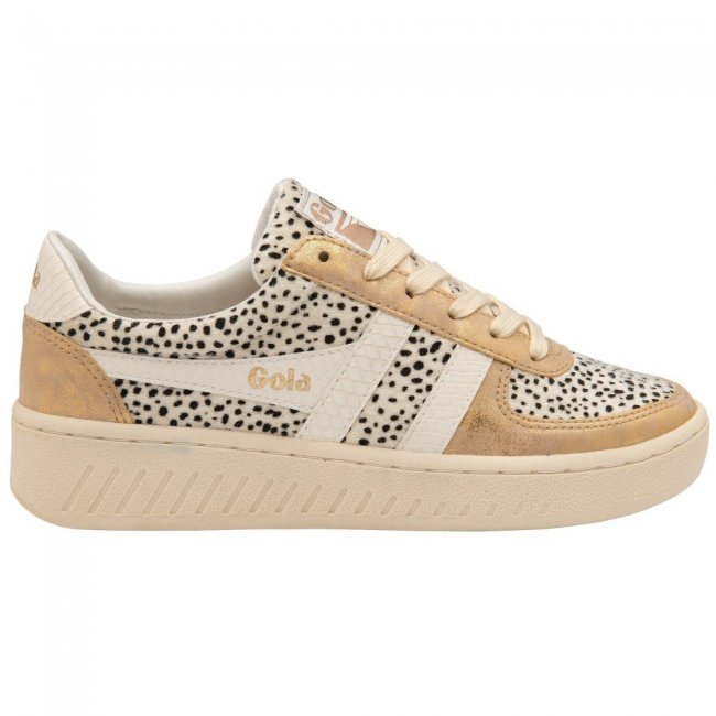 Gola Classics Women's Grandslam Mamba Sneakers - Cheetah/Gold