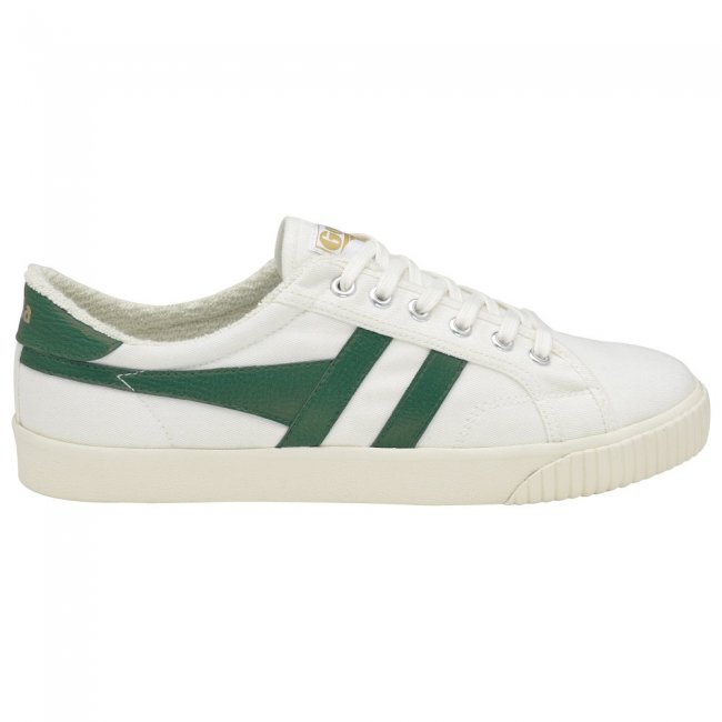 Vegan Gola Classics Women's Tennis Mark Cox Sneakers - Off White/Dark Green