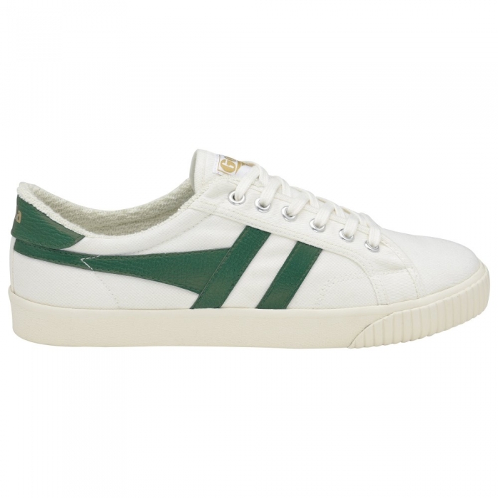 Vegan Gola Classics Women's Tennis Mark Cox Sneakers - Off White/Dark Green