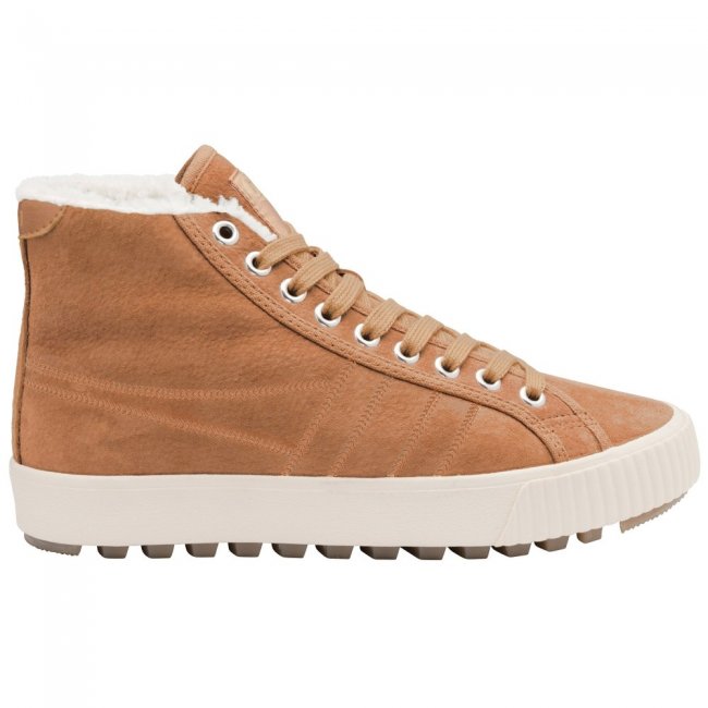 Gola Classics Women's Nordic High Plimsolls - Light Caramel