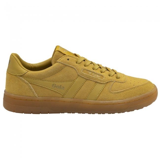 Gola Classics Women's Hawk Suede '86 Sneakers - Mustard/Gum