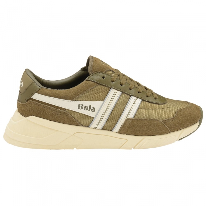 Gola Classics Men's Eclipse Legacy Sneakers - Khaki/Off White