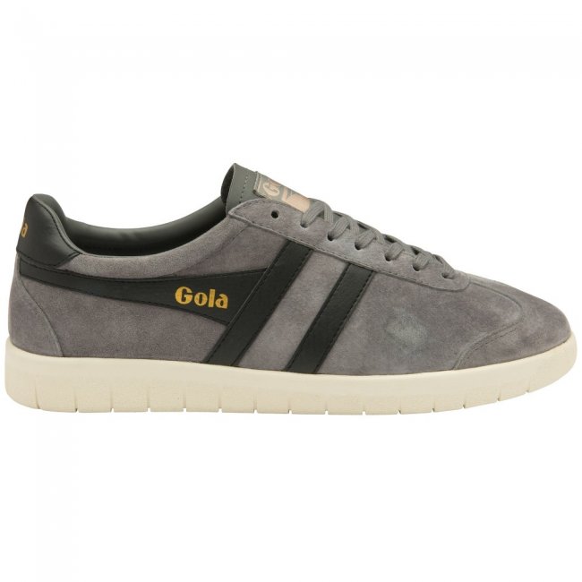 Gola Classics Men's Hurricane Suede Sneakers - Ash/Black/Off White