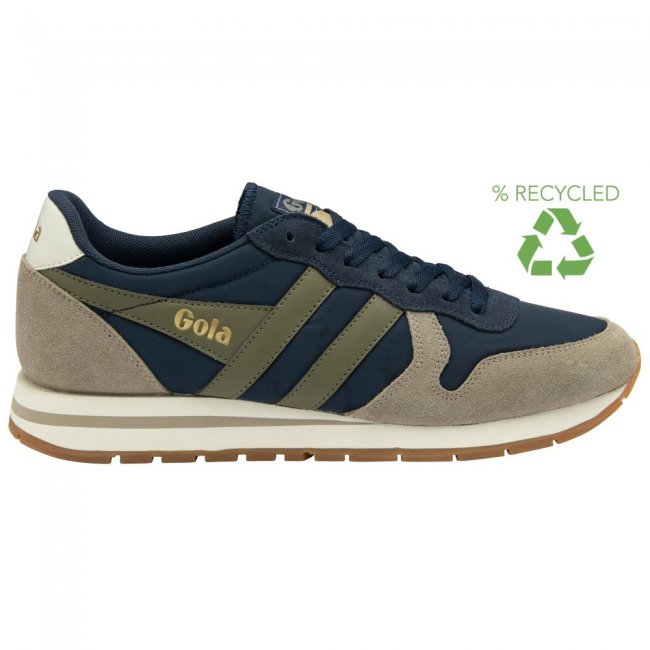 Gola Classics Men's Daytona Chute Sneakers - Navy/Rhino/Khaki