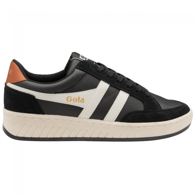 Gola Classics Men's Superslam Sneakers - Black/Off White/Moody Orange