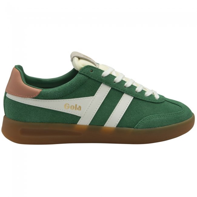 Gola Classics Women's Cyclone Sneakers - Emerald/Off White/Terracotta/Gum