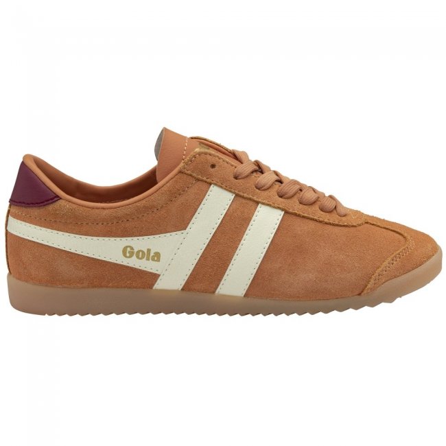 Gola Classics Women's Bullet Suede Sneakers - Terracotta/Off White/Pale Gum