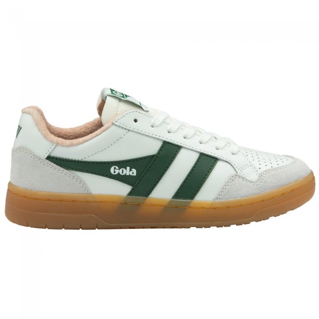 Gola Classics Women's Eagle '86 Sneakers - White/Evergreen/Rose/Gum