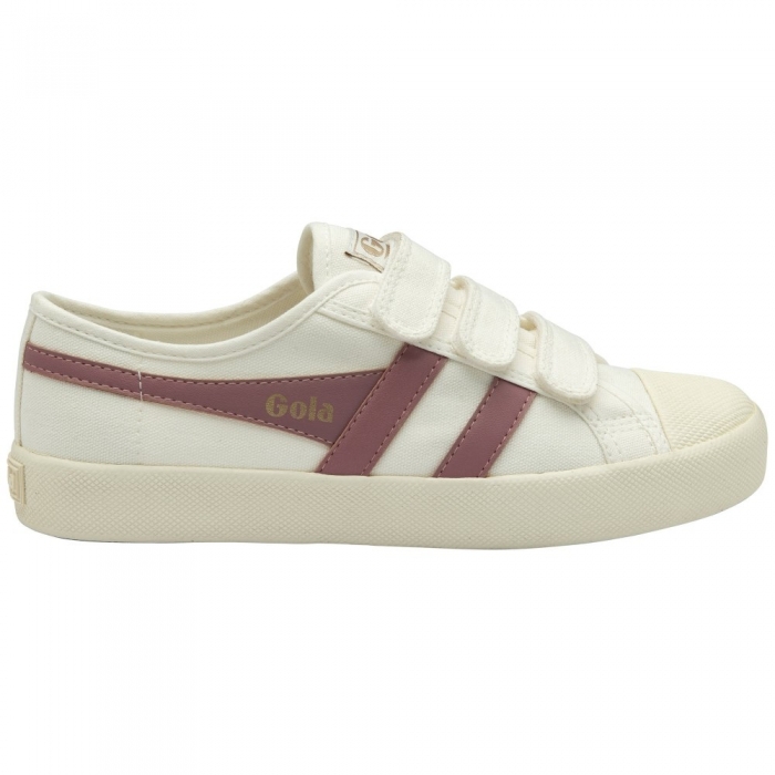 Vegan Gola Classics Women's Coaster Strap - Off White/Dusty Rose