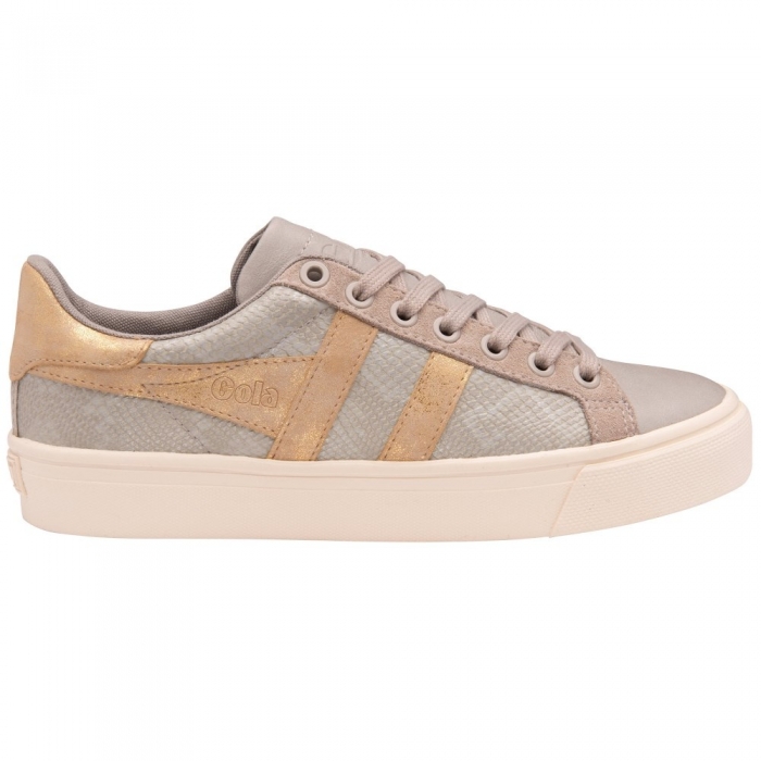 Gola Classics Women's Orchid II Lizard - Feather Grey/Gold
