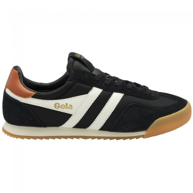 Gola Classics Men's Europa Sneakers - Black/Off White/Moody Orange