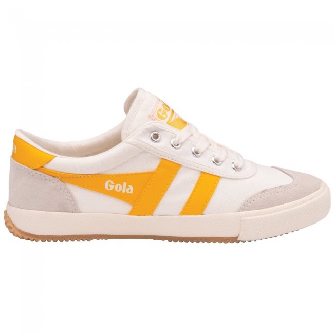 Gola Classics Women's Badminton Sneakers - Off White/Sun