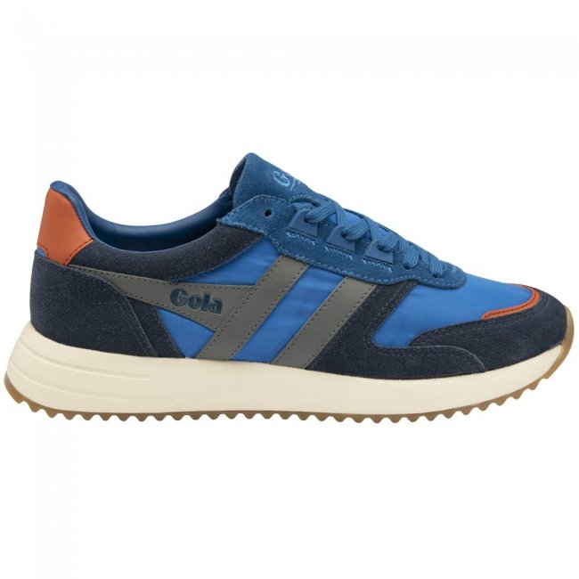Gola Classics Men's Chicago Sneakers - Marine Blue/Navy/Ash