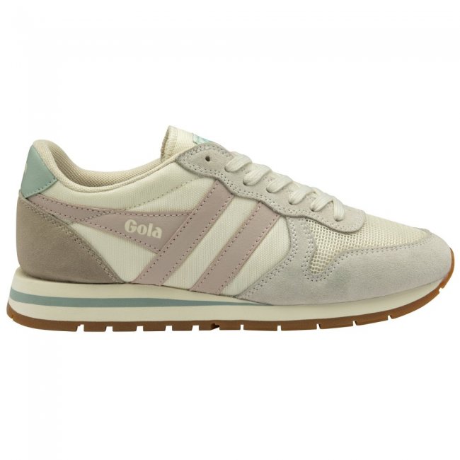 Gola Classics Women's Daytona Sneakers - Off White/Rose/Surf