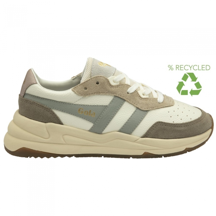 Gola Classics Women's Saturn Quadrant Sneakers - Off White/Rhino/Light Grey