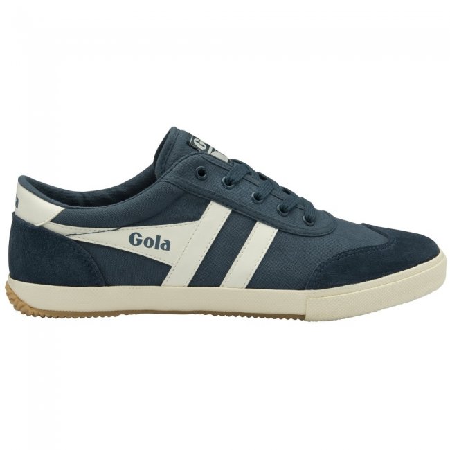 Gola Classics Men's Badminton Plimsoll Sneakers - Vintage Blue/Off White