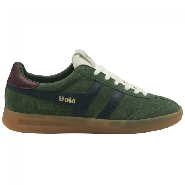 Gola Classics Men's Cyclone Sneakers - Evergreen/Navy/Burgundy/Gum