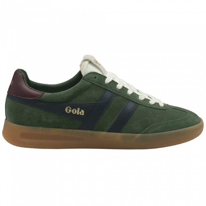 Gola Classics Men's Cyclone Sneakers - Evergreen/Navy/Burgundy/Gum