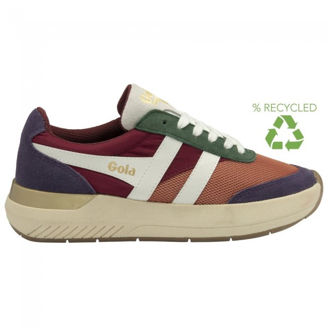 Gola Classics Women's Raven Sneakers - Terracotta/Cerise/Plum