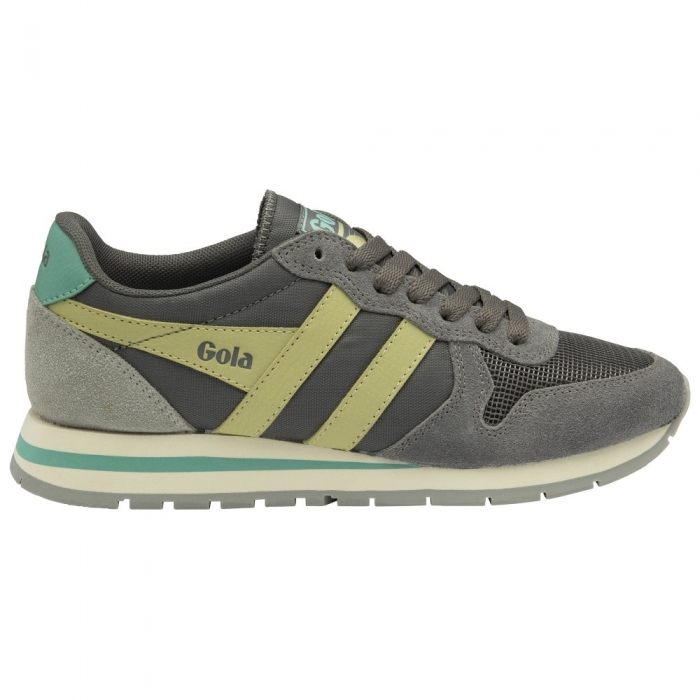 Gola Classics Women's Daytona Sneakers - Ash/Lemon/Sea Mist