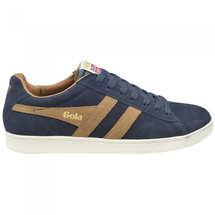 Gola Classics Men's Equipe Suede Sneakers - Navy/Tobacco