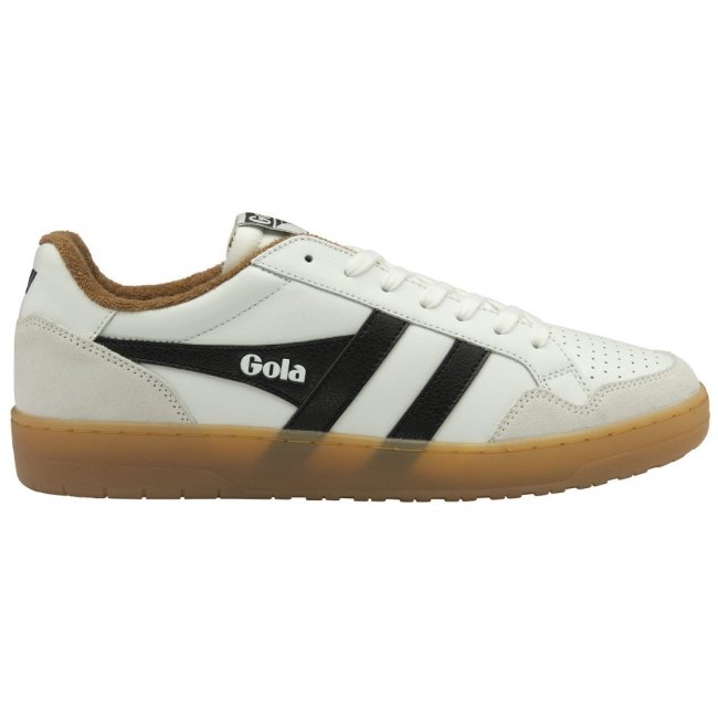 Gola Classics Men's Eagle '86 Sneakers - White/Black/Tobacco/Gum
