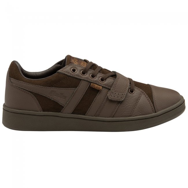 Gola Made in England - 1905 Men's Sentry Engineered Garment Sneakers - Brown/Brown