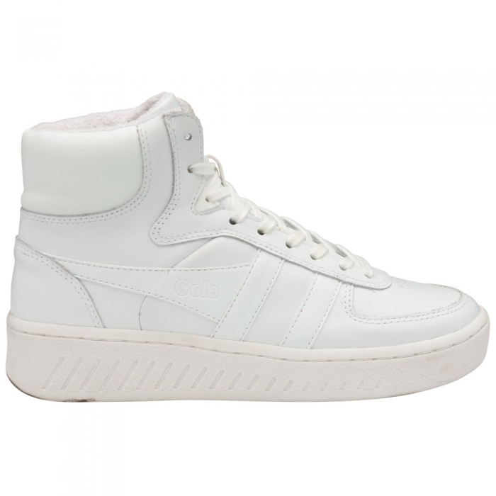 Gola Classics Women's Slam High Sneakers - White/White/White