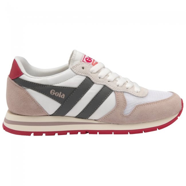 Gola Classics Women's Daytona Sneakers - White/Blossom/Ash