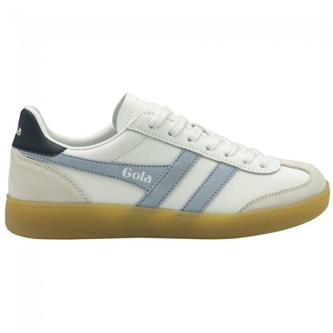 Gola Classics Women's Viper Leather Sneakers - White/Air/Navy/Gum