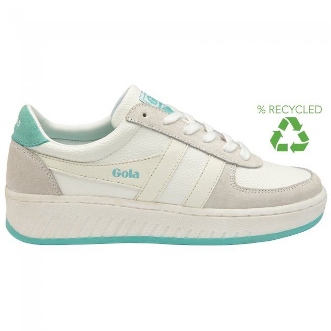 Gola Classics Women's Grandslam '88 Sneakers - White/White/Aruba