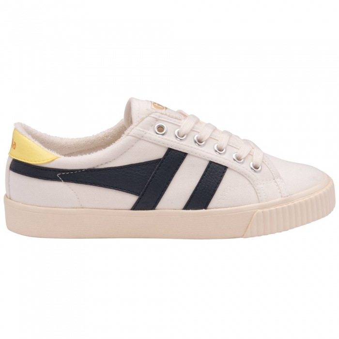 Vegan Gola Classics Women's Tennis Mark Cox Sneakers - Off White/Navy/Limelight