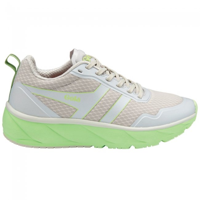 Gola Performance Women's Typhoon Sneakers - Arcade White/Patina Green