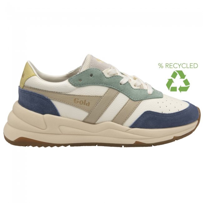Gola Classics Women's Saturn Quadrant Sneakers - Off White/Moonlight/Wheat