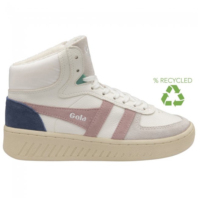 Gola Classics Women's Slam Trident Sneakers - White/Chalk Pink/Moonlight