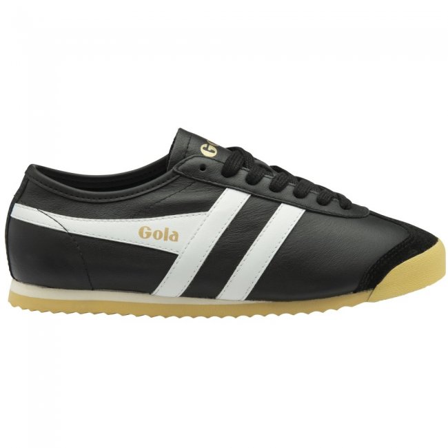 Gola Classics Women's Race Leather Sneakers - Black/White