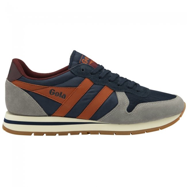 Gola Classics Men's Daytona Sneakers - Navy/Cement/Moody Orange