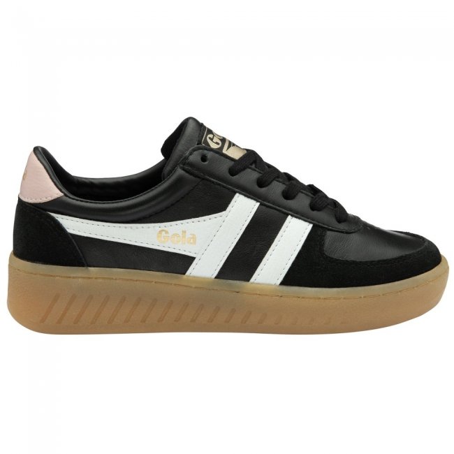 Gola Classics Women's Grandslam Elite Sneakers - Black/White/Chalk Pink/Gum