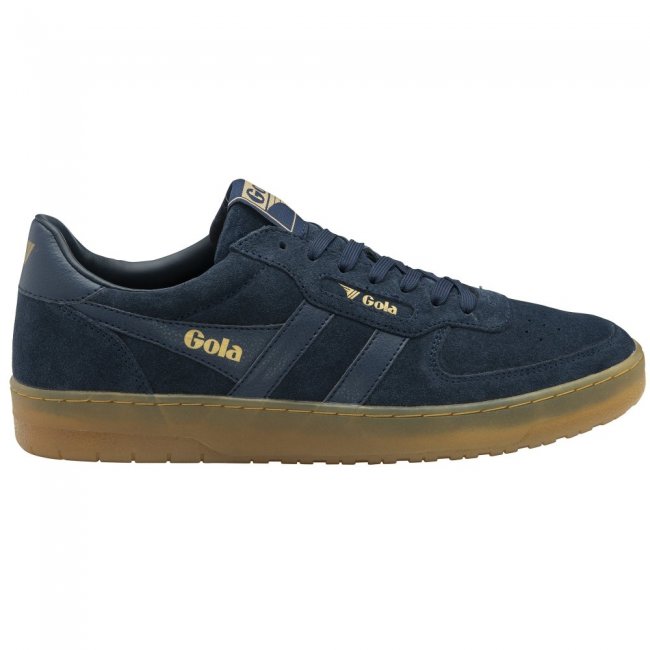 Gola Classics Men's Hawk Suede '86 Sneakers - Navy/Gum